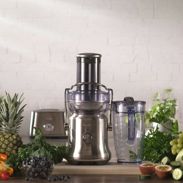 Breville Juice Fountain Cold Plus Brushed Stainless Steel BJE530BSS: 1000W Electric Juicer, 2 Speeds, Dishwasher-Safe Parts (LOCAL PICKUP ONLY)