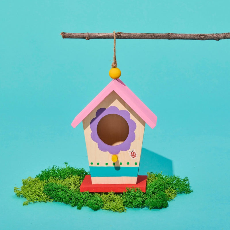 Mud Puddle Society 4pc Bird House Garden Art Kit