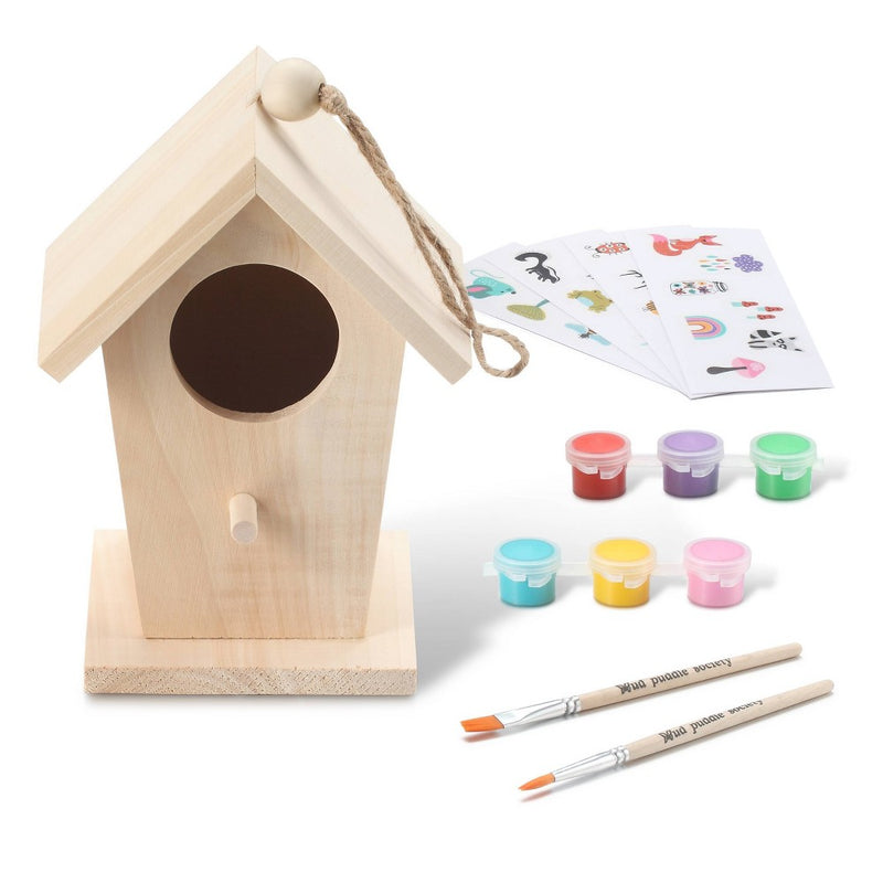 Mud Puddle Society 4pc Bird House Garden Art Kit