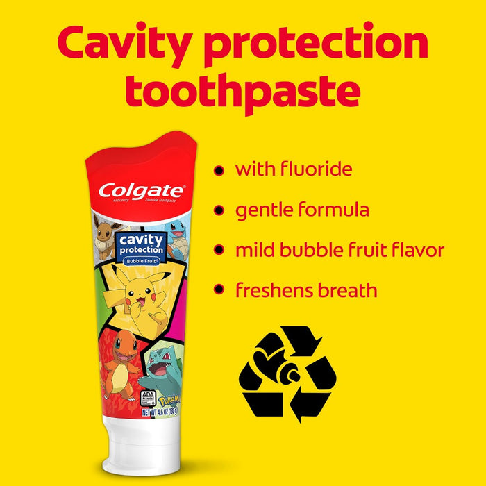 Colgate Kids' Pokemon Toothbrush & Toothpaste Gift Set - 2ct