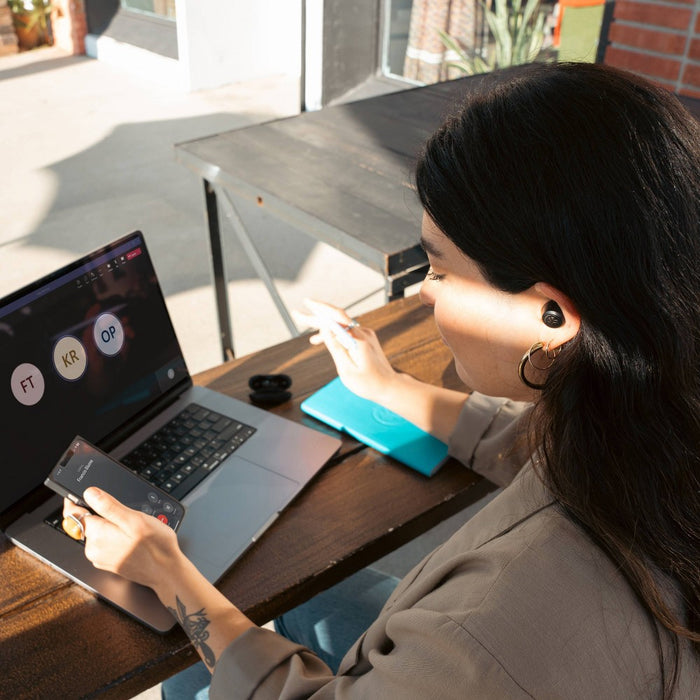 JLab JBuds Active Noise Cancelling True Wireless Bluetooth Earbuds - Black