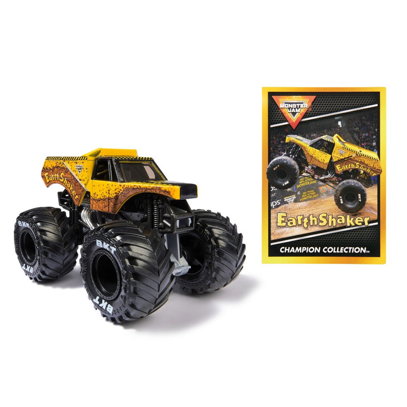 Monster Jam Earth Shaker Die Cast Monster Truck with Trading Card