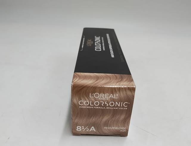 L'Oreal Paris Colorsonic Permanent Hair Color Cartridge -Medium Blonde Ash 8.5A