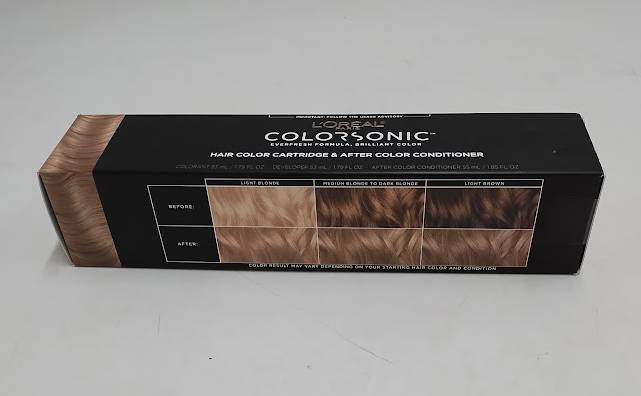 L'Oreal Paris Colorsonic Permanent Hair Color Cartridge -Medium Blonde Ash 8.5A