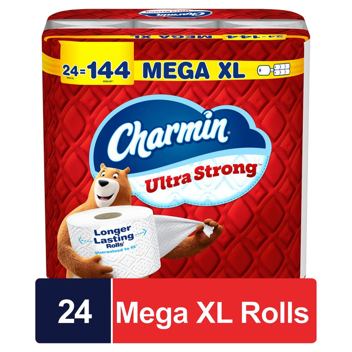 Charmin Ultra Strong Toilet Paper - 24 Mega XL Rolls
