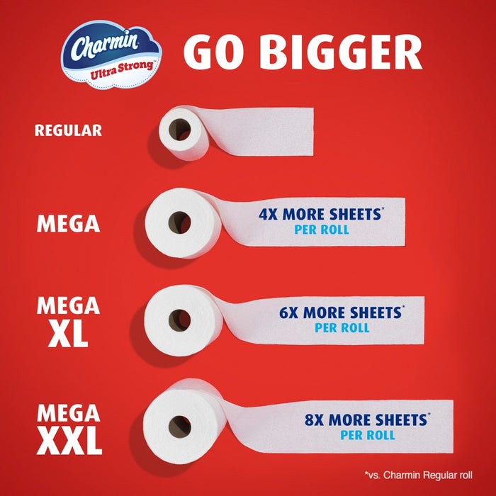 Charmin Ultra Strong Toilet Paper - 24 Mega XL Rolls