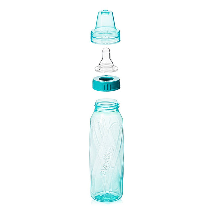 Evenflo Feeding Classic Tinted Plastic and Silicone Baby Bottles -3 count