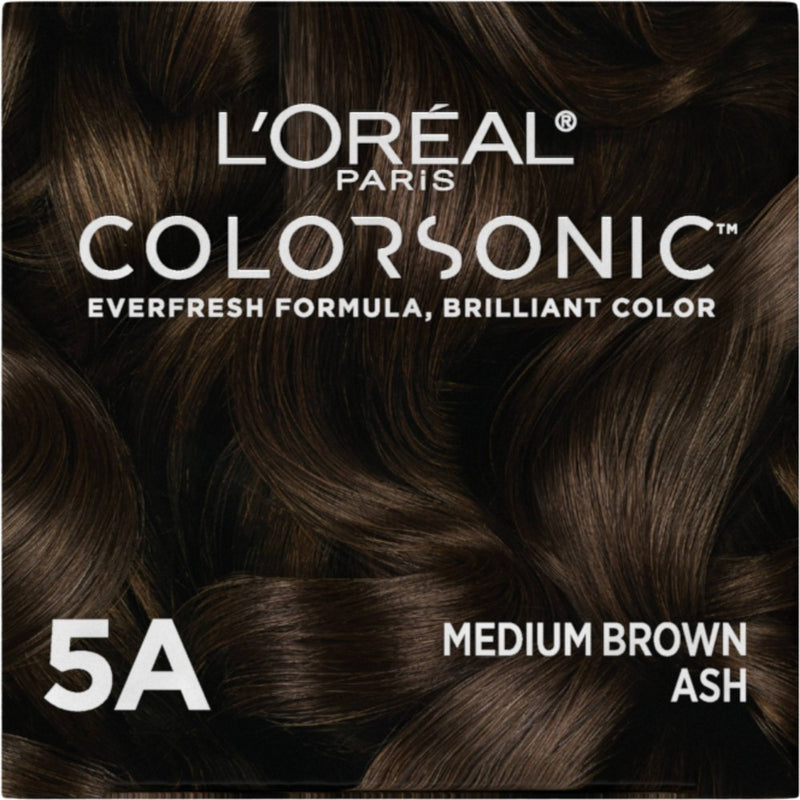 L'Oreal Paris Colorsonic Permanent Hair Color Cartridge - Medium Brown Ash 5A