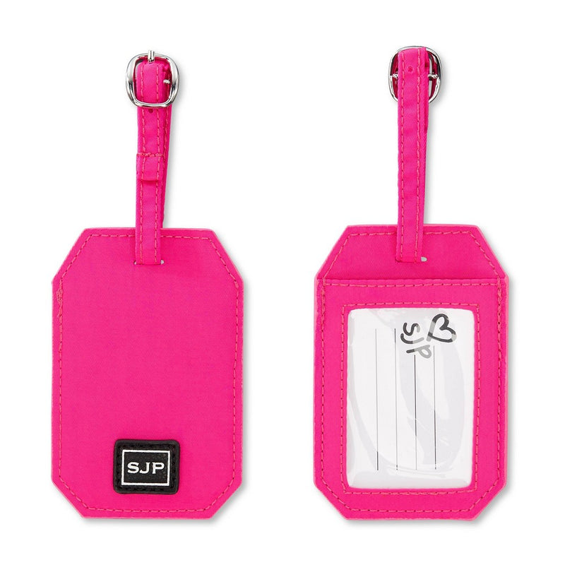 Sarah Jessica Parker Clear Crossbody Bag with Luggage Tag Set