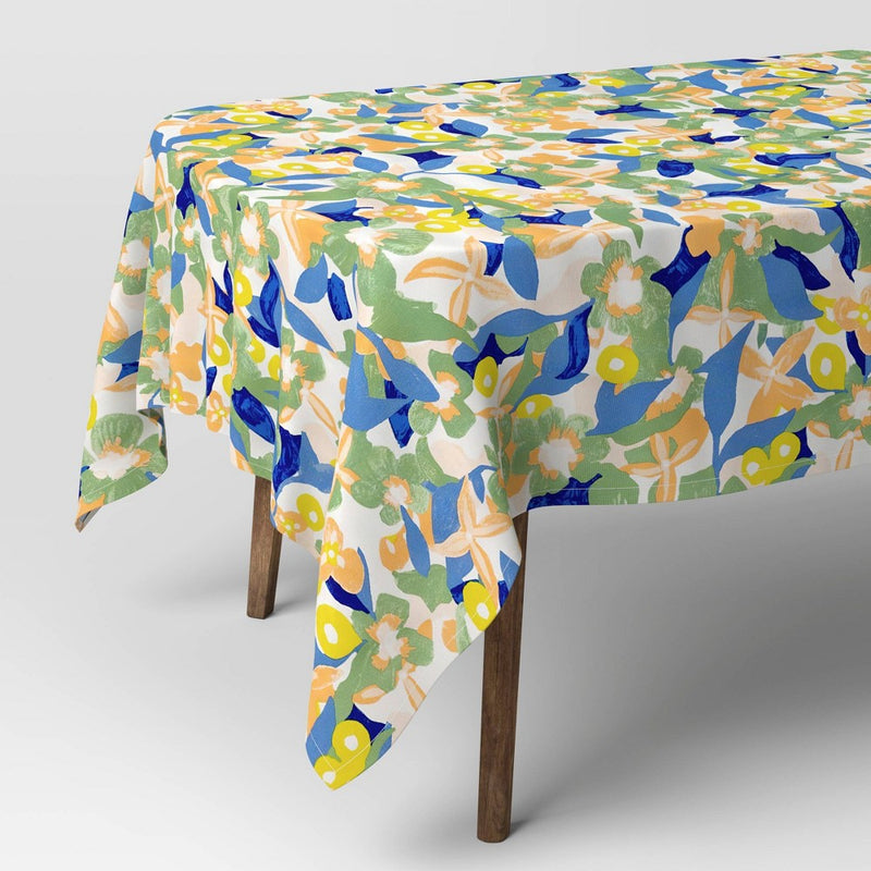 104"x60" Floral Tablecloth - Room Essentials