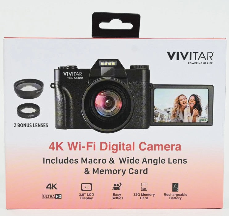 Vivitar Point & Shoot Interchangeable Lens Camera SEE DETAILS