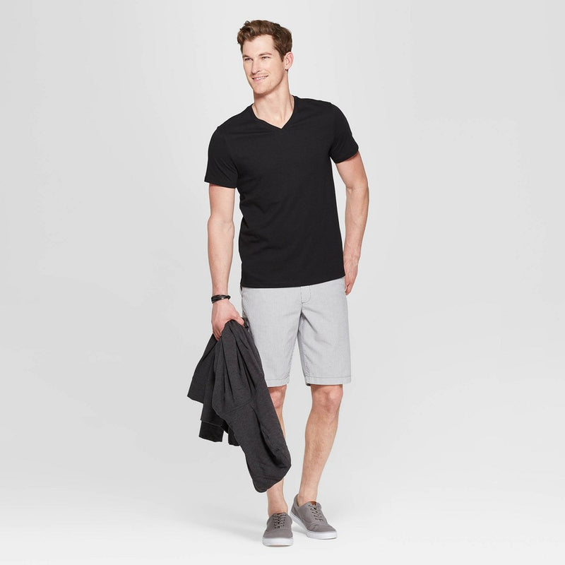 Mens Every Wear V-Neck T-Shirt Goodfellow & Co Black M