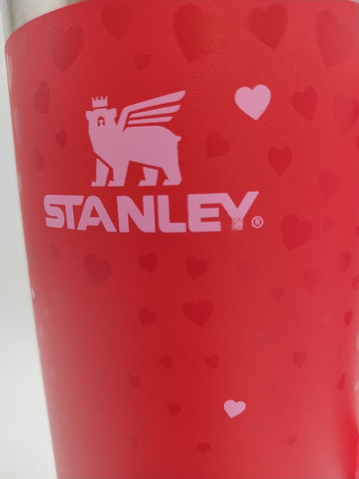 Stanley 40 oz Stainless Steel H2.0Tumbler Ruby Hearts SEE DETAILS