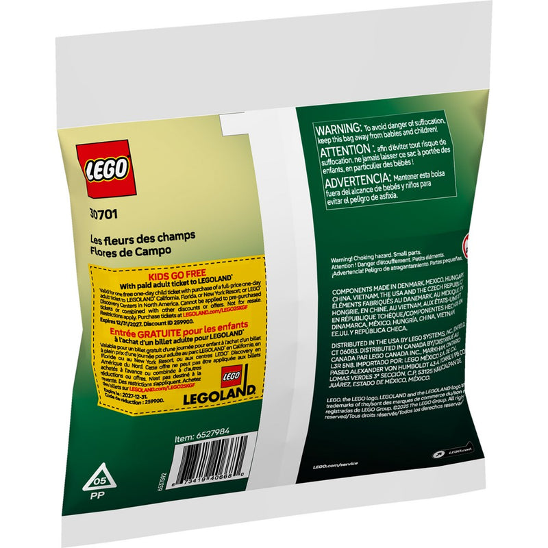 LOT OF 30!!!!! LEGO Botanicals Field Flowers Building Kit 30701