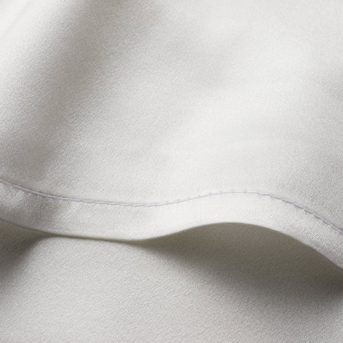 Standard Solid Silk Pillowcase White - Casaluna: Hand Wash, Satin Construction, OEKO-TEX Certified