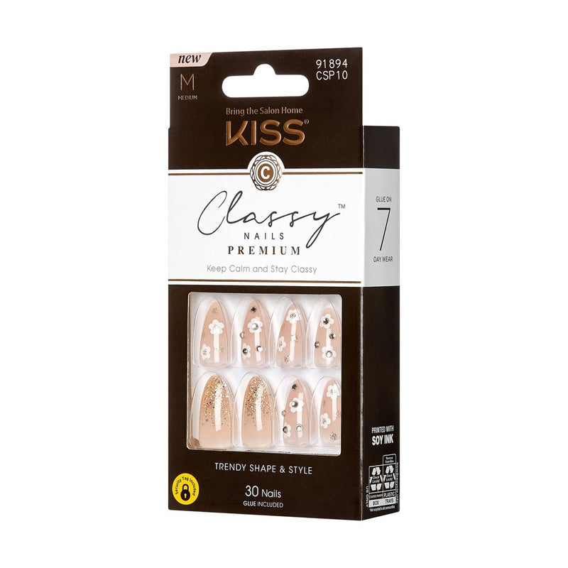 KISS Products Fake Nails - Gleamin - 31ct