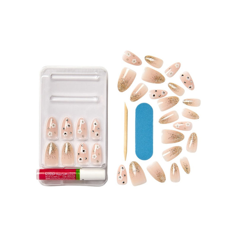 KISS Products Fake Nails - Gleamin - 31ct