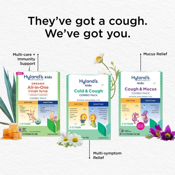 Hyland's Naturals Kids Day & Night Cold 'n Cough Relief Liquid - 8 fl oz