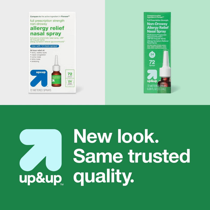 Fluticasone Propionate Allergy Relief Nasal Spray - 72 sprays/0.38 fl oz - up&up