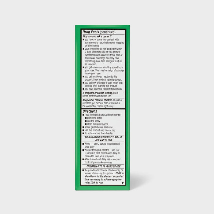 Fluticasone Propionate Allergy Relief Nasal Spray - 72 sprays/0.38 fl oz - up&up