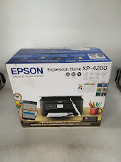 Epson Expression Home XP-4200 Wireless Color Inkjet All-in-One Printer, Copier, Scanner - Black