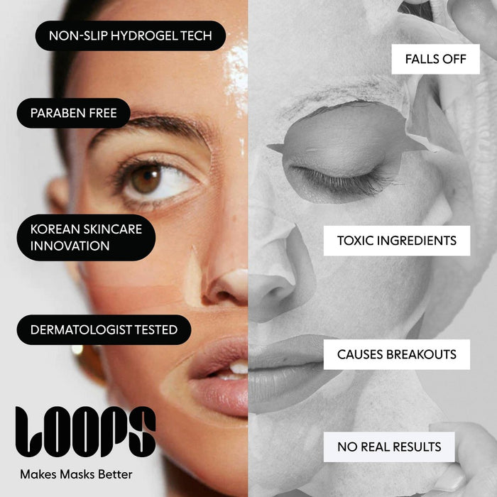 LOOPS Variety Pack Facial Mask - 5ct/5.29oz