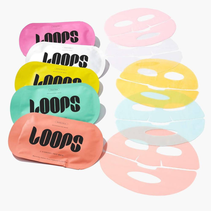 LOOPS Variety Pack Facial Mask - 5ct/5.29oz