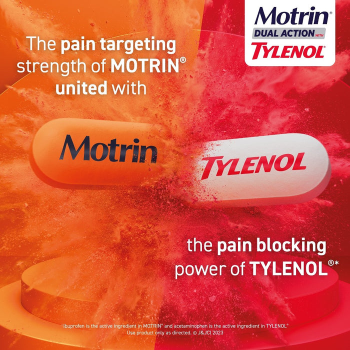 Motrin Acetaminophen Dual Action with Tylenol Pain Reliever - 20ct