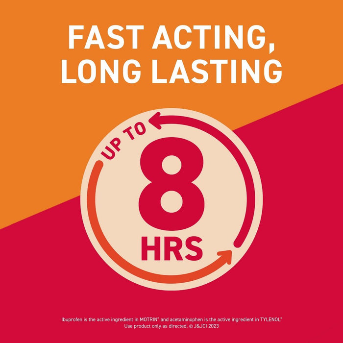 Motrin Acetaminophen Dual Action with Tylenol Pain Reliever - 20ct