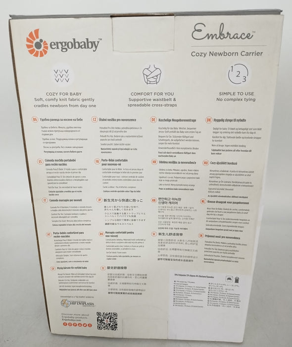 Ergobaby Embrace Cozy Knit Newborn Carrier - Olive