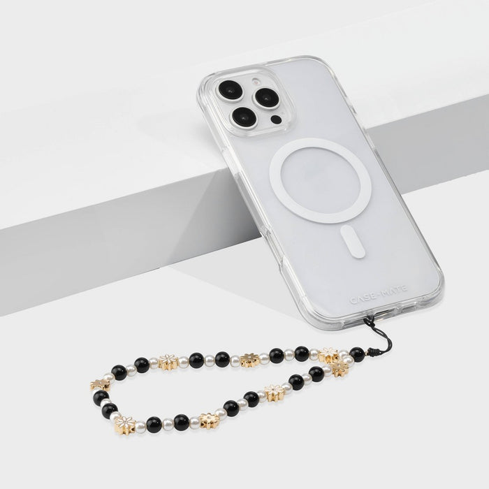 Case-Mate Phone Charm - Black Flower