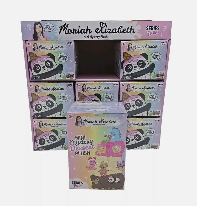 LOT OF 9!!! Moriah Elizabeth 6" Mystery Stuffed Animal -Full Display