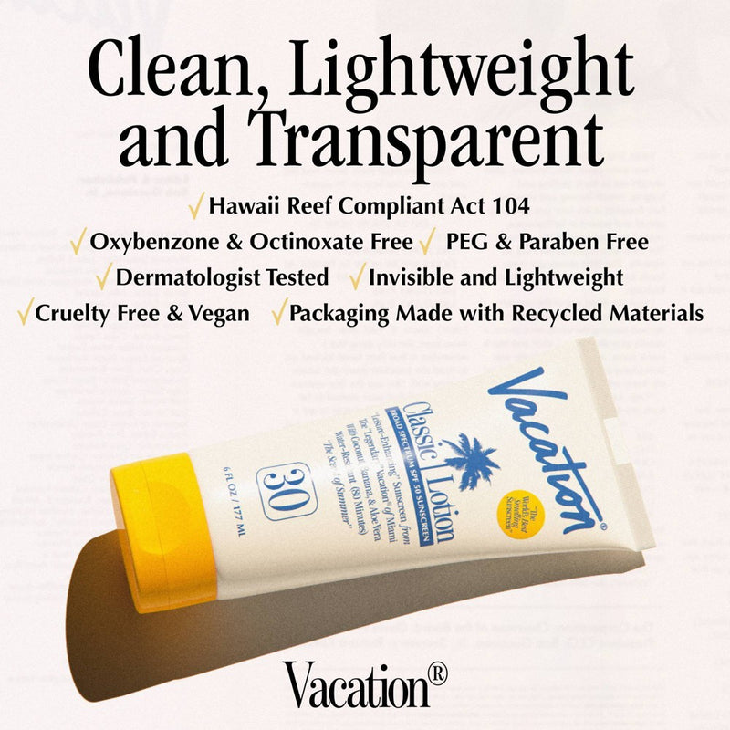 Vacation Classic Lotion - SPF 30 - 6 fl oz