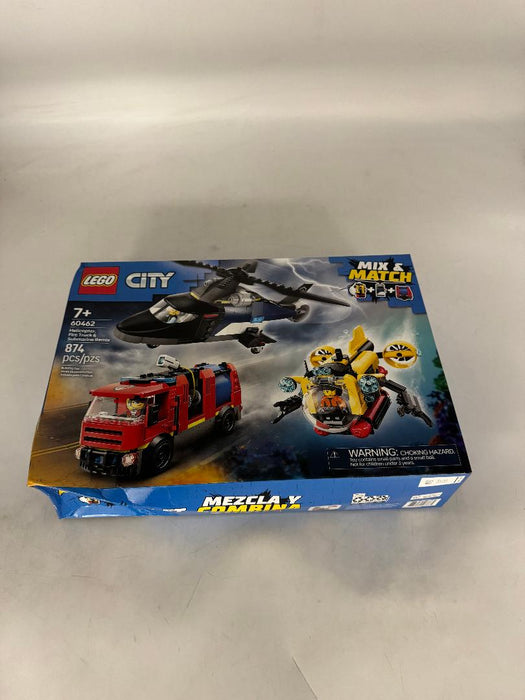 LEGO City Helicopter, Fire Truck & Submarine Remix 3 in 1 60462 SEE DETAILS
