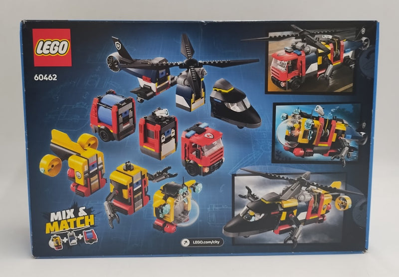 LEGO City Helicopter, Fire Truck & Submarine Remix 3 in 1 60462 SEE DETAILS