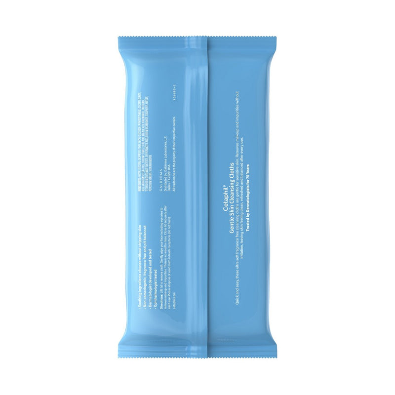 Cetaphil Gentle Skin Cleansing Cloths Face and Body Wipes - 25ct