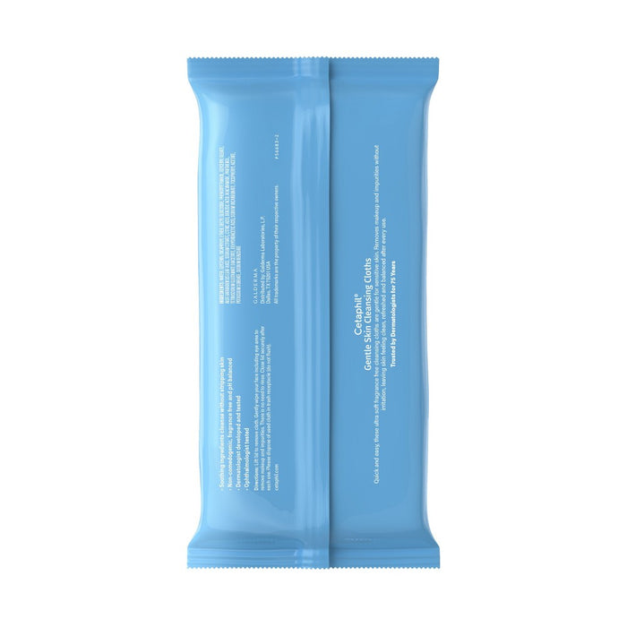 Cetaphil Gentle Skin Cleansing Cloths Face and Body Wipes - 25ct