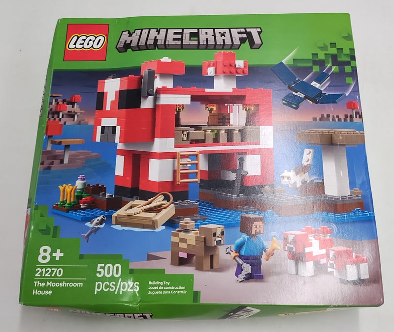 LEGO Minecraft The Mooshroom House 21270 SEE DETAILS.