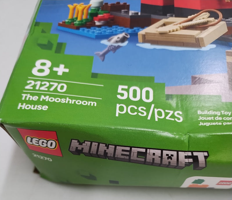 LEGO Minecraft The Mooshroom House 21270 SEE DETAILS.