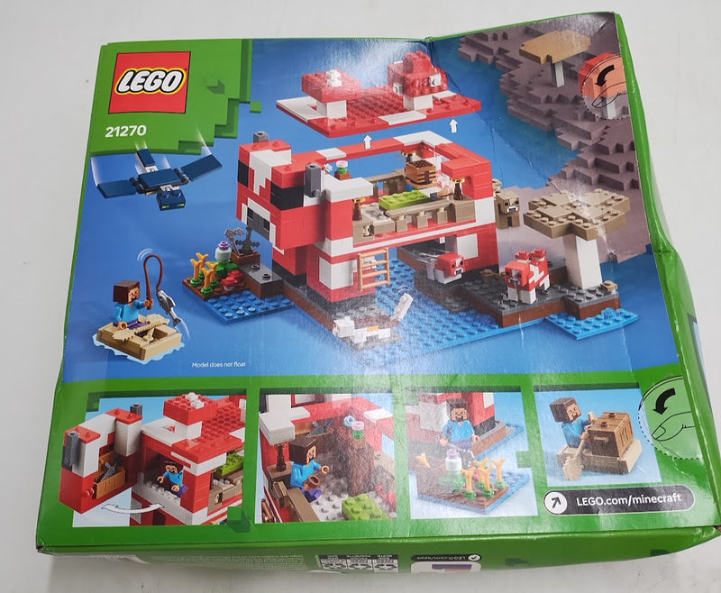 LEGO Minecraft The Mooshroom House 21270 SEE DETAILS.