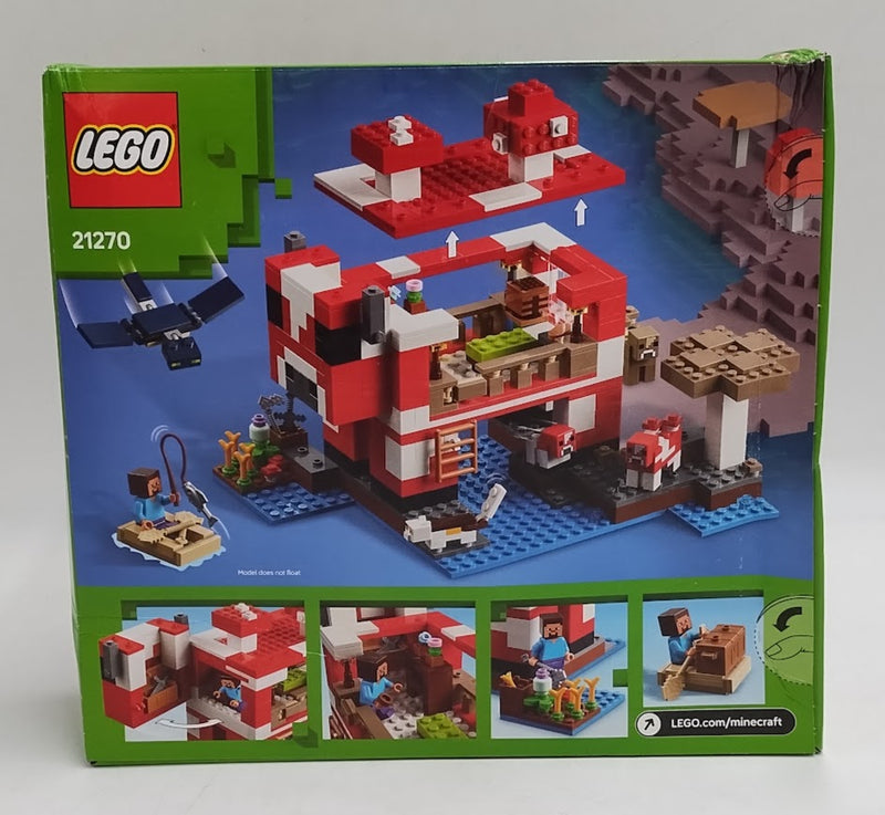 LEGO Minecraft The Mooshroom House 21270 SEE DETAILS.