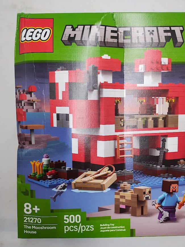 LEGO Minecraft The Mooshroom House 21270 SEE DETAILS.