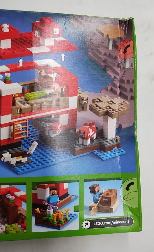 LEGO Minecraft The Mooshroom House 21270 SEE DETAILS.