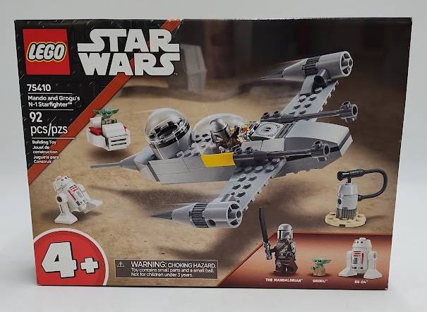 LEGO Star Wars The Mandalorian Mando & Grogu's N-1 Starfighter 75410 SEE DETAILS