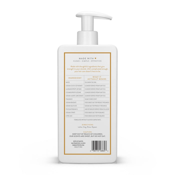 Native Limited Edition Sugar Cookie Strengthening Shampoo - 16.5 fl oz