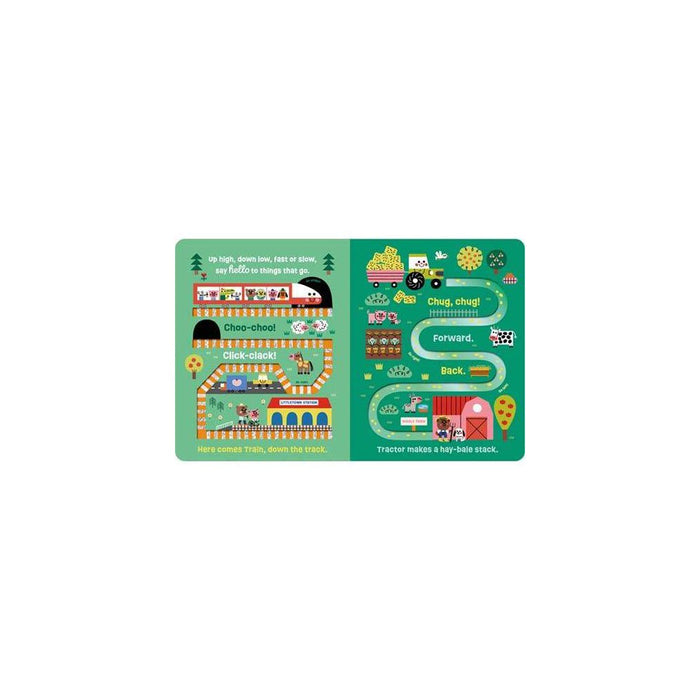 Hello, Let's Go! - by Sarah Creese (Boardbook) - Gigglescape