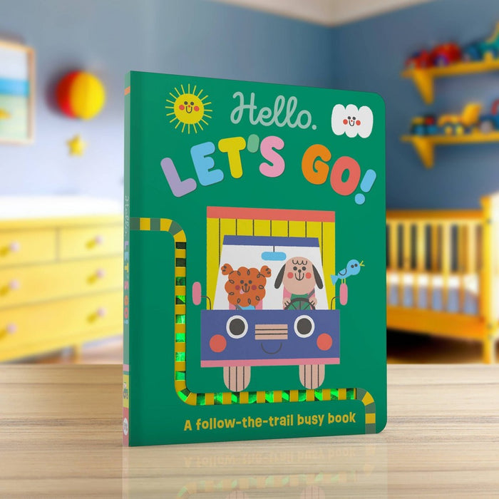Hello, Let's Go! - by Sarah Creese (Boardbook) - Gigglescape