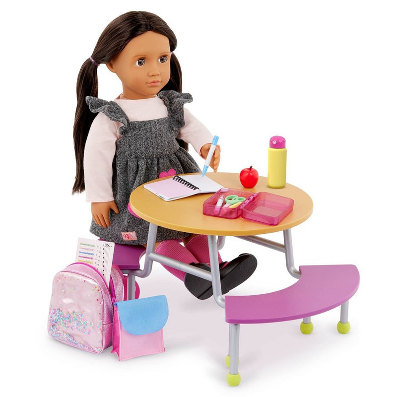Our Generation Ready for School Backpack & Supplies Accessory Set for 18" Dolls