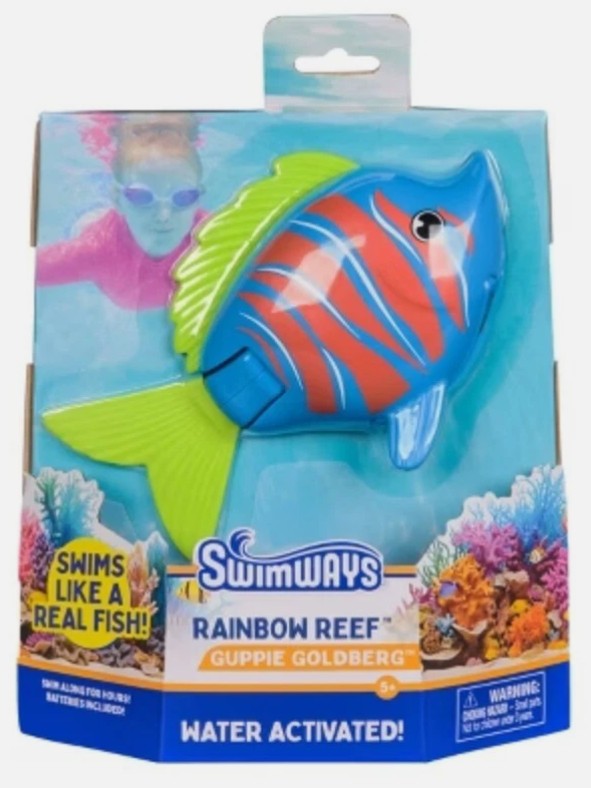 Swimways Rainbow Reef Fish, Guppie Goldberg