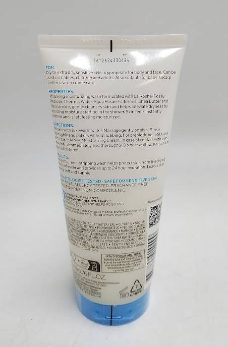 La Roche Posay Lipikar AP+ Face Wash - 6.76 fl oz EXP 07/2027